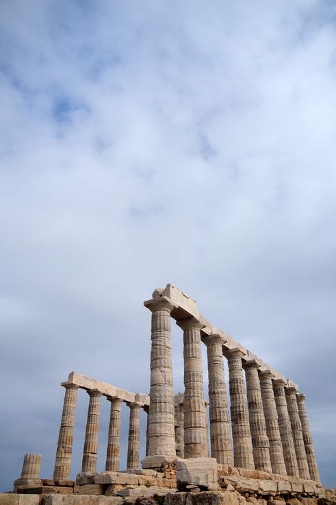 Le temple de Poséidon au Cap Sounion