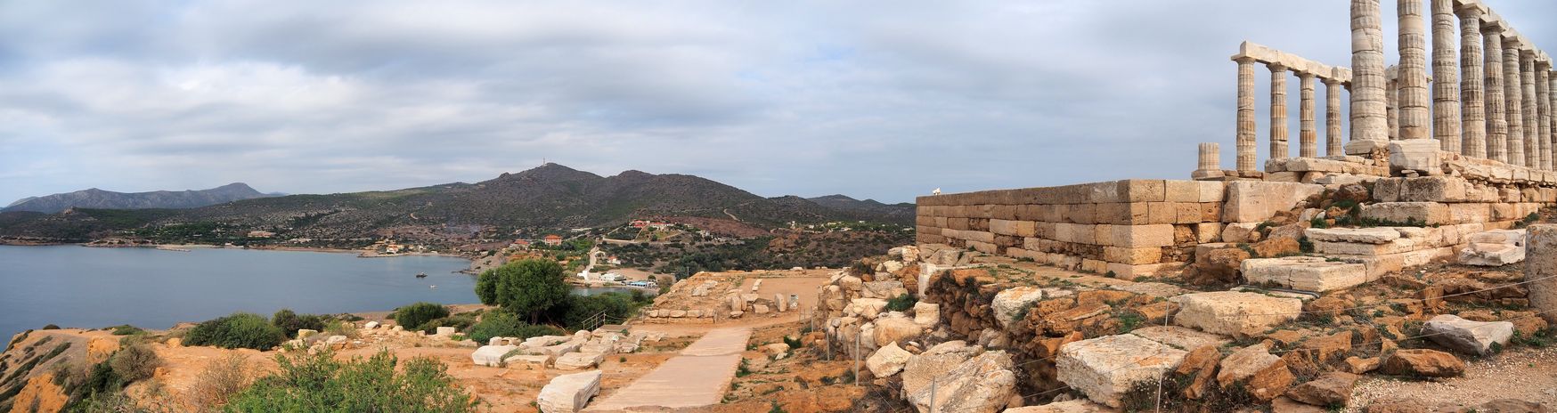Le temple de Poséidon au Cap Sounion
