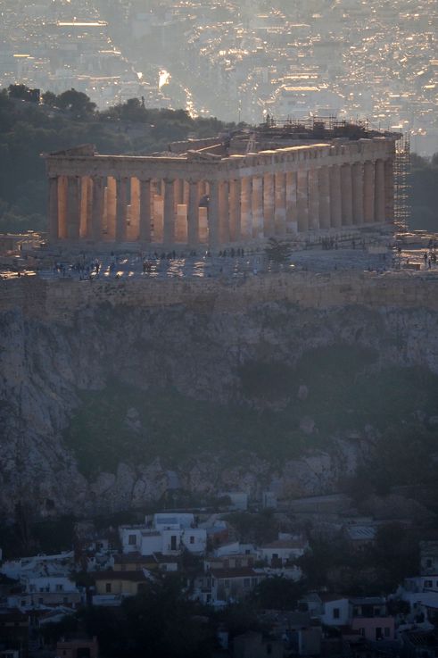La Acrópolis en Atenas