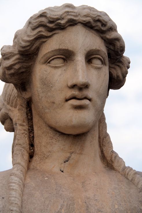 Double visage d'Hermès. Stade panathénaïque d'Athènes.