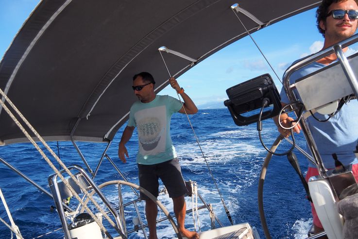 Sur le voilier Magix