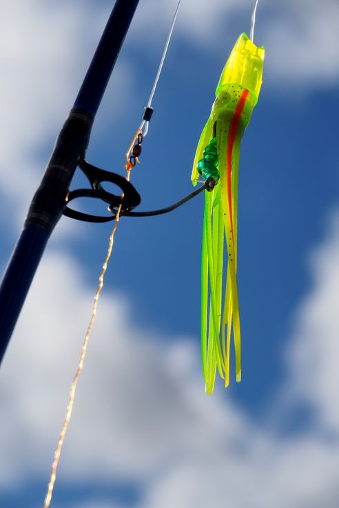 Canne à pêche du voilier Magix