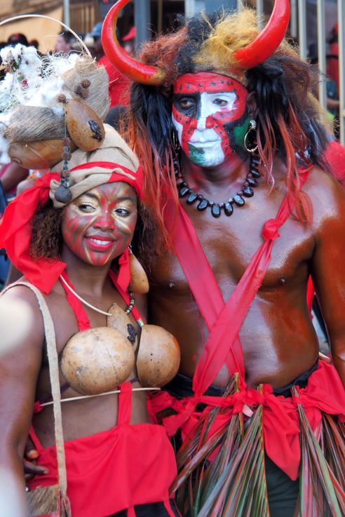 Diablos Rojos del carnaval de Fort-de-France - Martinica