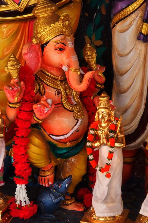 Statue de Ganesha dans le temple Sri Maha Mariamman à Kuala Lumpur.
Altitude : 71 mètres