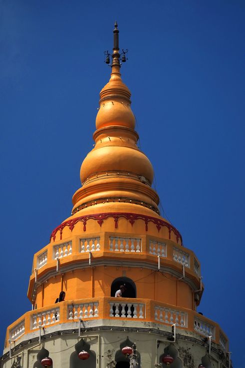 Pagode du temple Kek Lok Si, Paya Terubong, George Town.
Altitude : 39 mètres