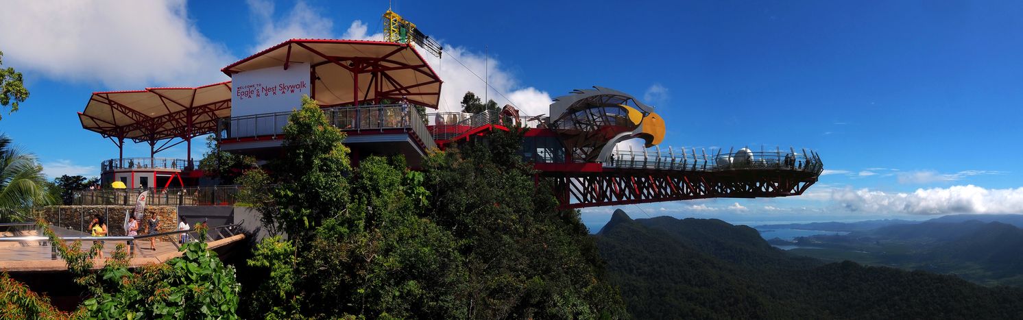 Eagle's Nest Skywalk, Langkawi.
Altitude : 628 mètres