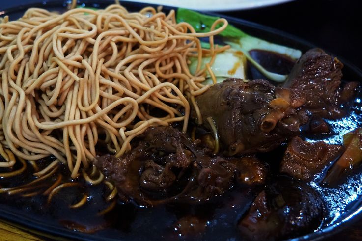 sizzler au canard à Kuala Lumpur.