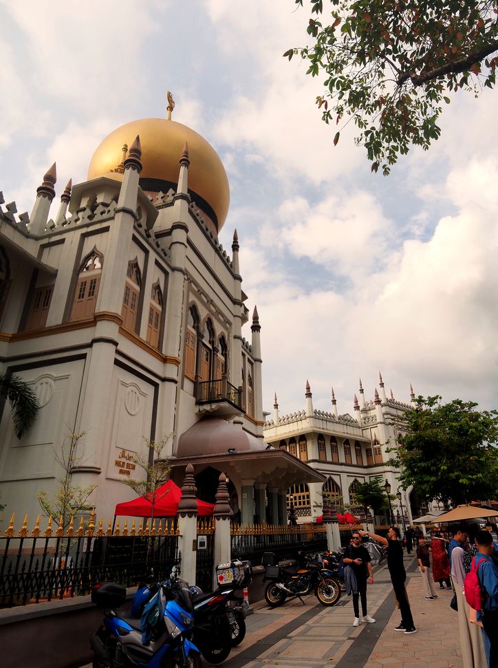 Mosquée Sultan dans le quartier de Rochor.
Altitude : 9 mètres