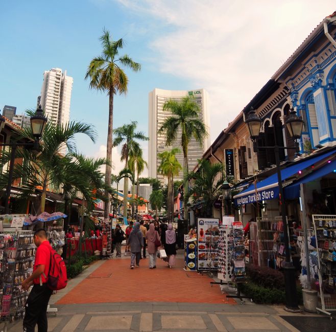 Rue commerçante dans le quartier de Rochor, près de la Masjid Sultan.
Altitude : 10 mètres