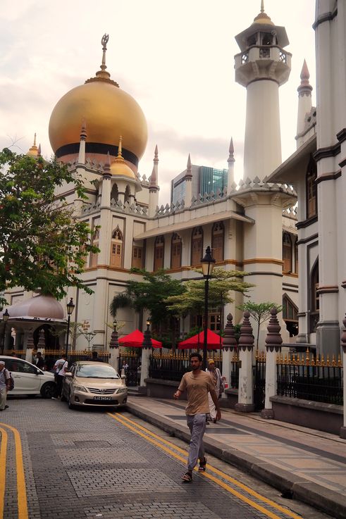 Mosquée Sultan dans le quartier de Rochor.
Altitude : 11 mètres